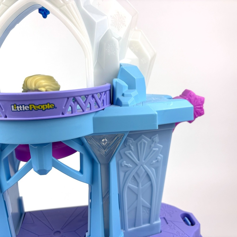 Fisher Price Little People Disney Frozen Elsas Enchanted Lights Palace Music SEE - Picture 7 of 16